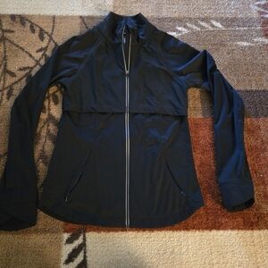 NWOT - Asics Rain Jacket - Black Size xs
